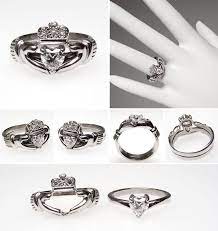 Pin By Yvonne Martinez On Jewelry Is This Girl S Best Friend Irish Wedding Rings Heart Diamond Engagement Ring Claddagh Ring Wedding