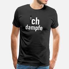 Ich Dampfe Manner Premium T Shirt Spreadshirt T Shirt Manner Manner Hemden Shirts