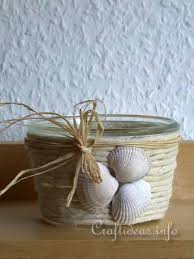 Nautical clam shell decorations ideas. Easy Summer Craft Project Seashell Votive Candle Glass