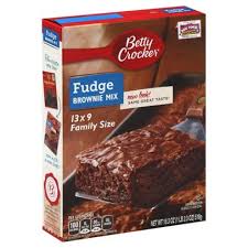 Betty Crocker Brownie Mix Fudge Brownies Family Size 18 3 Oz 1 Lb 2 3 Oz 519 G Rite Aid