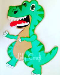 Tiranosaurio Rex Goma Eva Manualidades Arbol De Lectura Decoraciones De Dinosaurios
