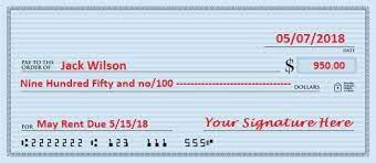 Check the chart for more details. How To Write A Check An Example With Six Easy Steps Pictures