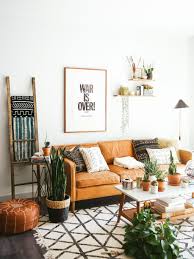 Inspiration Room Simple Shelves Gorgeous Cognac Couch Wood And White Table Already Have Leather Couches Living Room Living Room Makeover Couches Living Room