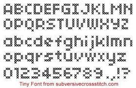 Hundreds of cross stitch products. Font Tiny Font Pc Stitch Version Subversive Cross Stitch Cross Stitch Alphabet Patterns Tiny Cross Stitch Cross Stitch Letters