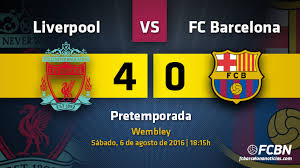 Download transparent barcelona png for free on pngkey.com. Liverpool 4 0 Fc Barcelona Pretemporada