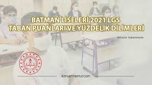 Batman liseleri taban puanları ve yüzdelik dilimleriyle ilgili sitemizin hazırladığı tercih robotundan yararlanabilir. Batman Liseleri 2021 Lgs Taban Puanlari Ve Yuzdelik Dilimleri