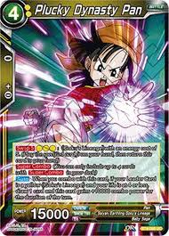 Dragon ball z was an anime series that ran from 1989 to 1996. Dragon Ball Super Trading Card Game Colossal Warfare Single Card Uncommon Plucky Dynasty Pan Bt4 086 Toywiz