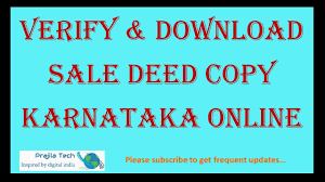 You can search for, get copies of, or update property ownership records, such as deeds and mortgages. Quick Verify And Download Sale Deed Copy For Any Registered Property In Karnataka Online 2021 Youtube