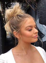 Fantastic Loose Top Bun Hair Styles To Show Off In Year 2020 Top Bun Hair Bun Hairstyles Hair Styles