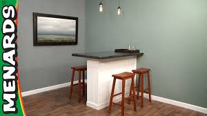 Card table and chairs menards. Build A Concrete Pub Table How To Menards Pub Table Bars For Home Bar Top Tables