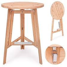 Stehtisch Bistrotisch Bartisch Holzstehtisch Garten Klapptisch Klappbar Party Holz Massiv 78 Cm Wood Bar Table Diy Furniture Metal Sheet Design