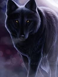 The Rising Of Black Wolf Courage To Walk Alone Shadow Wolf Wolf Artwork Wolf Love