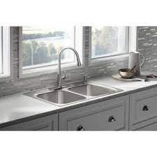 Maybe you would like to learn more about one of these? Kohler Verse Drop In Stainless Steel 33 In 4 Hole Double Bowl Kitchen Sink K Rh5267 4 Na Final Home Ideas Double Bowl Kitchen Sink Sink Sink Sizes