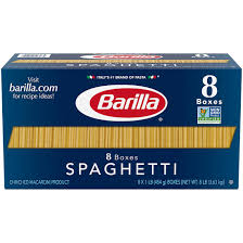 Find quality pasta, sauces, grain products to add to your shopping list or order online for delivery or pickup. Barilla Spaghetti Pasta 8 Pk 16 Oz Bjs Wholesale Club