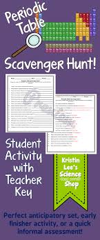 Periodic Table Scavenger Hunt Middle School Science Class Activity This 20 Question Scavenger Science Lessons Teaching Chemistry Middle School Science Class
