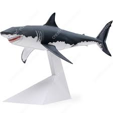The great white great white shark orcas shark photos shark art underwater life ocean creatures mundo animal shark week. Great White Shark Marine Animals Realistic Crafts Animals Paper Craft Canon Creative Park