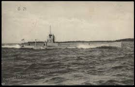 She was commissioned on 3 august 1936. Germany Wwi Submarine Uboot U21 Msp24 Sms Oldenburg Feldpost Used Cover 63790 Hippostcard