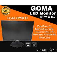 Im not very good with size of monitors and i have a 19 right now. Goma 19 20 22 24 Inch Led Monitor Shopee Philippines