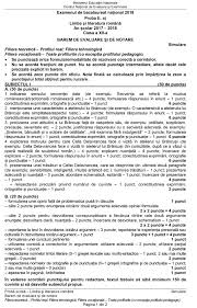 Probele încep la ora 9:00, moment în care, în fiecare sală, vor fi distribuite subiectele. Simulare Bac 2017 Programa