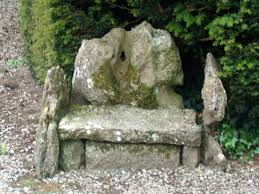 Stone Seat Levens Hall Lake District Garden Stones Garden Features Garden Ornaments