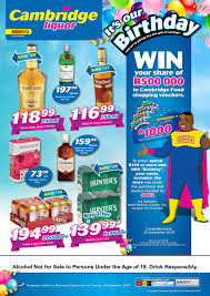 Cambridge Liquor Gauteng September Mid Month 6 Sept 18 Sept 2018 M Guzzle Co Za