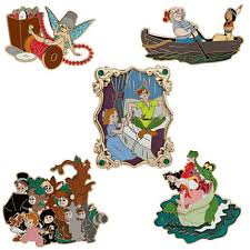 Have To Have Peter Pan Pin Set 5 Pc 60th Anniversary Pin Sets Disney Store Disney Pins Sets Disney Pins Trading Disney Merchandise