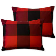 Twin, twin xl, full, queen, and king. Sweet Home Collection Comforter Set 4 Piece Buffalo Check Plaid Design Soft And Luxurious All Season Warmth Down Alternative Reversible To Solid Color With 2 Shams Throw Pillow King Burgundy Black Home