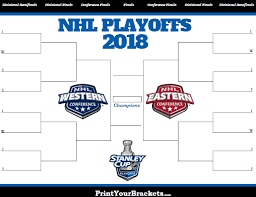 2018 Nhl Playoff Bracket Printable Playoffs Nhl Playoffs Baseball Playoffs