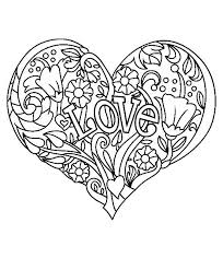 Etape 4 Love Coloring Pages Heart Coloring Pages Pattern Coloring Pages