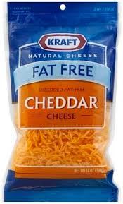 Kraft Cheddar Fat Free Shredded Cheese 14 Oz Nutrition Information Innit