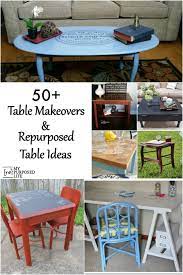 I'm sharing lots of side table ideas and makeovers, using a side table you already have, or making a new side table out of something else. Repurposed Table Ideas Dining Tables Coffee Tables My Repurposed Life Rescue Re Imagine Repeat
