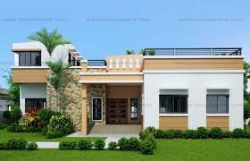 10 Bungalow Single Story Modern House With Floor Plans And Estimated Cost Modern Bungalow House Single Floor House Design One Storey House