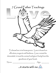 Healing with the seven sacred teachings is a colouring book for survivors who have been sexually violated and their supporters. 7 Grandfather Teachings Eagle Spirit Teachings Teaching Projects Indigenous Education