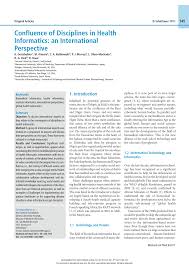 L'actualité en rhône alpes isère, drome, ardèche, savoie, haute savoie, hautes alpes, vaucluse. Pdf Confluence Of Disciplines In Health Informatics An International Perspective