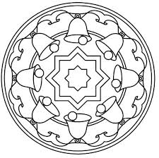 Weihnachtsmandala Glocken Stern Kostenlos Christmas Diy Kids Mandala Weihnachtsmalvorlagen Weihnachtsmandala Lustige Malvorlagen