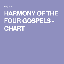 harmony of the four gospels chart four gospels chart bible