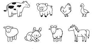 Animales De La Granja Dibujo Para Colorear E Imprimir Granja Dibujo Animales Para Imprimir Animalitos Para Colorear