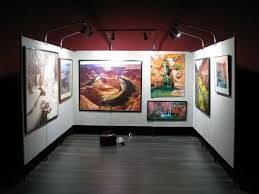 Pro Panel Displays Are An Elegant Affordable And Lightweight Way To Display Art We Perfected What Is Now The Mo Booth Lighting Art Display Panels Wall Display