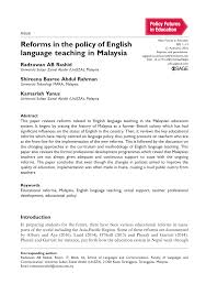 You don't need to spend a single. Pdf Reforms In The Policy Of English Language Teaching In Malaysia