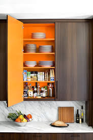 kitchen cabinets orange