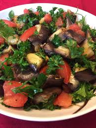Serve as an appetizer, with toasted baguette slices or sesame crackers. Roasted Eggplant Tomato Salad Recipe Melanie Cooks