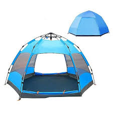 4 Person Automatic Tent Outdoor Uv Resistant Rain Waterproof Upf50 Double Layered Automatic Camping Tent 2000 3000 Mm For Camping Hikin