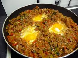 Chakchouka A La Viande Hachee Petites Gourmandises Recette Avec Viande Hachee Chakchouka Viande Hachee