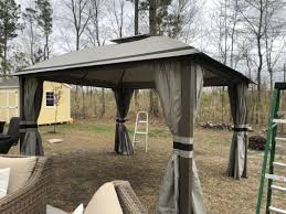 Broyhill Eagle Brooke Soft Top Gazebo 10 X 12 Big Lots In 2020 Gazebo Big Lots Broyhill