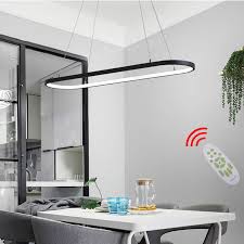 Led Kronleuchter Oval Esstisch Buro Hangelampe Chic Designer Pendellampe Dimmbar Wohnzimmerlampe Mit Fernbedienu Wohnzimmerlampe Led Kronleuchter Esstisch Oval