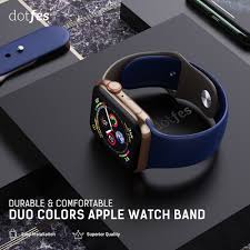 Apple watch support requires duo mobile 3.8 or later. Apple Watch Strap Dotfes Sport Silicone Soft Replacement Band Iwatch 38mm 40mm 42mm 44mm Compatible With Apple Watch Series Se 6 5 4 3 2 1 Shopee Malaysia