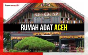 Pada rumah ini terdapat tangan depan. Rumah Adat Aceh Pesona Indonesia