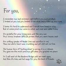 I created a free printable based on 'rainbow bridge' in loving memory of my daughter's (and our family's) cat, caressa, who died yesterday. Pin By Alice C Tackett On Pets Dog Poems Pet Loss Quotes Pet Poems