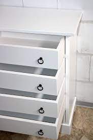 Möbel für den flur aus hellem holz. Kommode 60x84x35cm Pappel Massiv Weiss Lackiert Casade Mobila