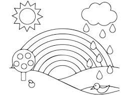 Coloring kindergarten page image pattern pages. 31 Free Rainbow Coloring Pages Printable
